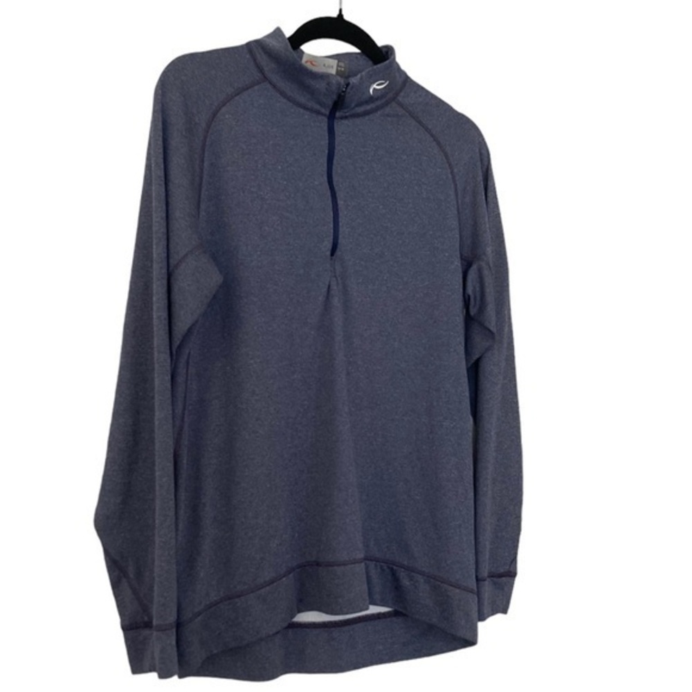 KJUS Charcoal Grey
Mens 50/ M Pullover With Quarter Zipper Performance Sweater
